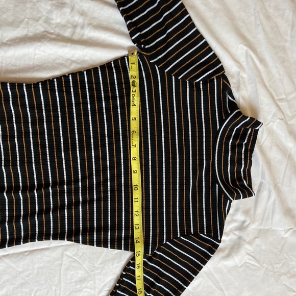 BP Long Sleeve Striped Bodysuit Small - Picture 3 of 9